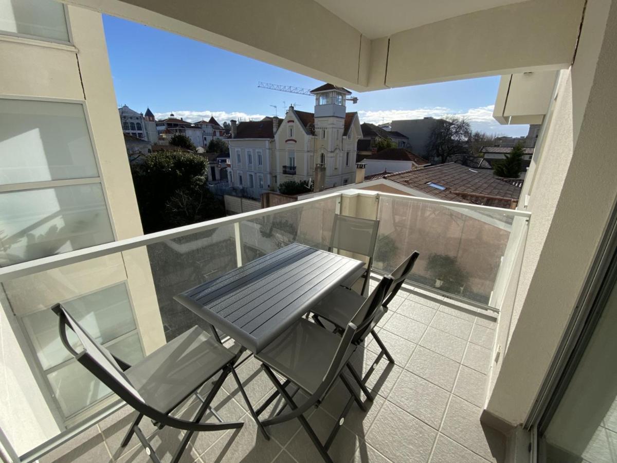 Studio Neuf En Front De Mer Avec Terrasse Et Parking, Ideal Pour 3 Personnes - Fr-1-474-147 Arcachón Exterior foto